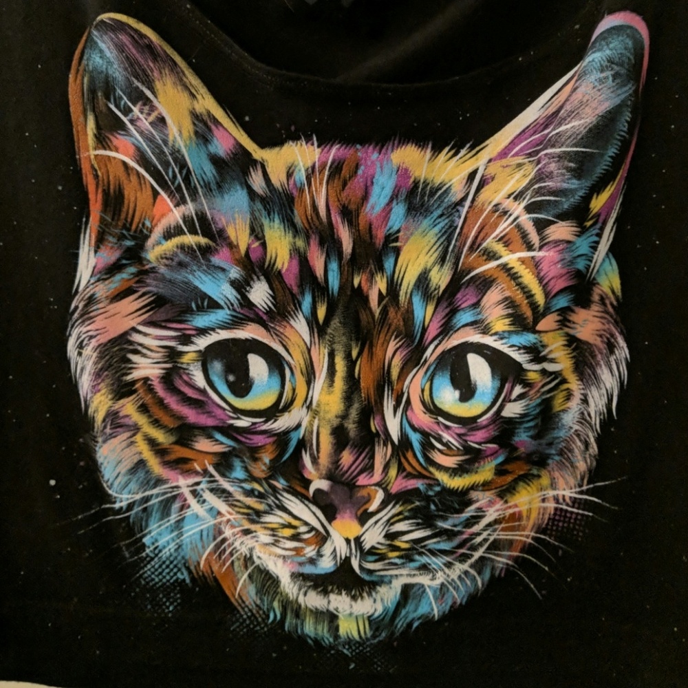 Cat Crop Top - Picture 3 of 3